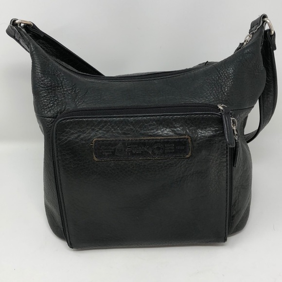 Fossil Black Leather Shoulder Bag - Picture 2 of 8